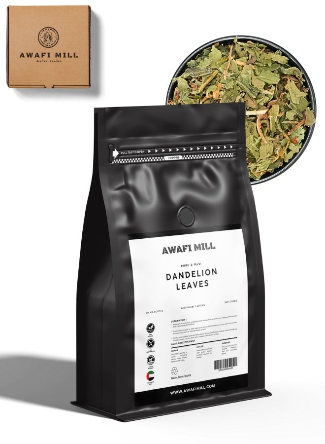 AWAFI MILL Dandelion Leaves 100g | Dried Dandelion Greens | Bold Herbal Brew | Loose Leaf - Image 1